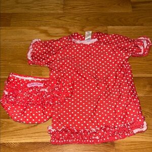 Red Polka Dot swimsuit